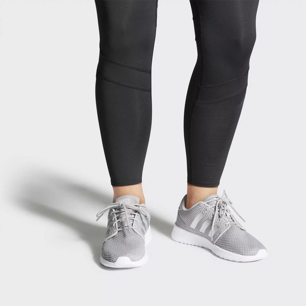 Adidas QT Racer Tenis Grises Para Mujer (MX-58302)